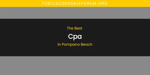 Pompano Beach's Best CPA