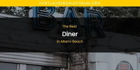 Miami Beach's Best Diner